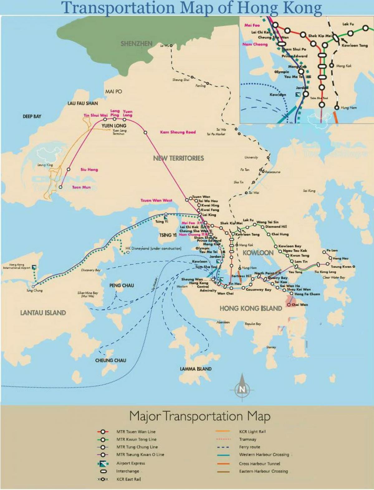 Hong Kong Fährverbindungen anzeigen