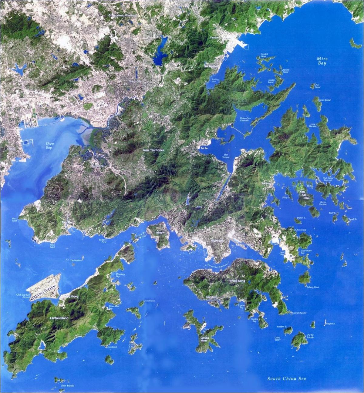 Sat-Karte Hong Kong