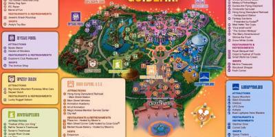 HK Disneyland Karte
