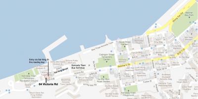 MTR Kennedy town station-Karte