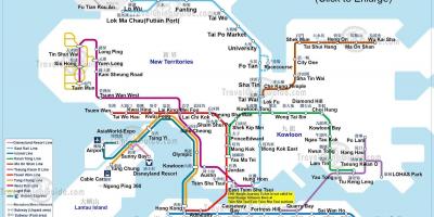 Karte MTR hk