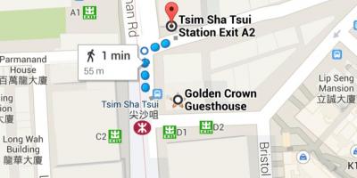 Tsim Sha Tsui MTR-station anzeigen