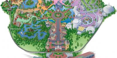 Karte von Hong Kong Disneyland