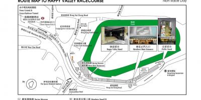 Karte von Happy Valley, Hong Kong