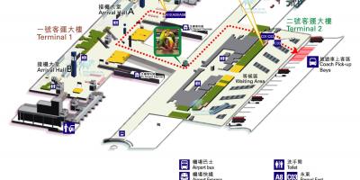 Hongkong Flughafen Karte
