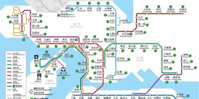 Hong Kong öv-Karte